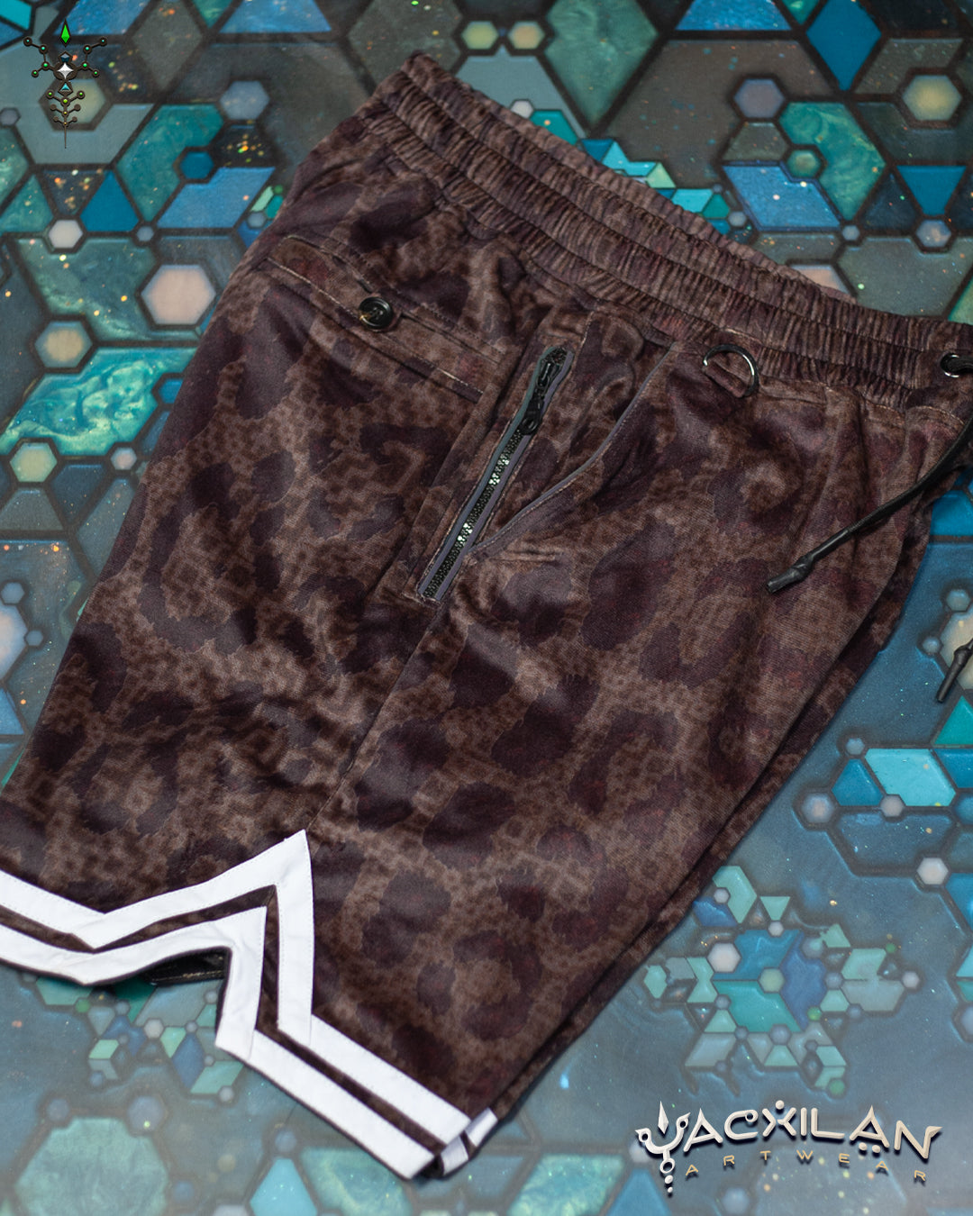 Boxing Short White Mountains Men / Velvet Fawn - LEOPARDUS LAGARTIKA